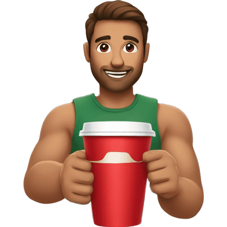 red cup in hand emoji