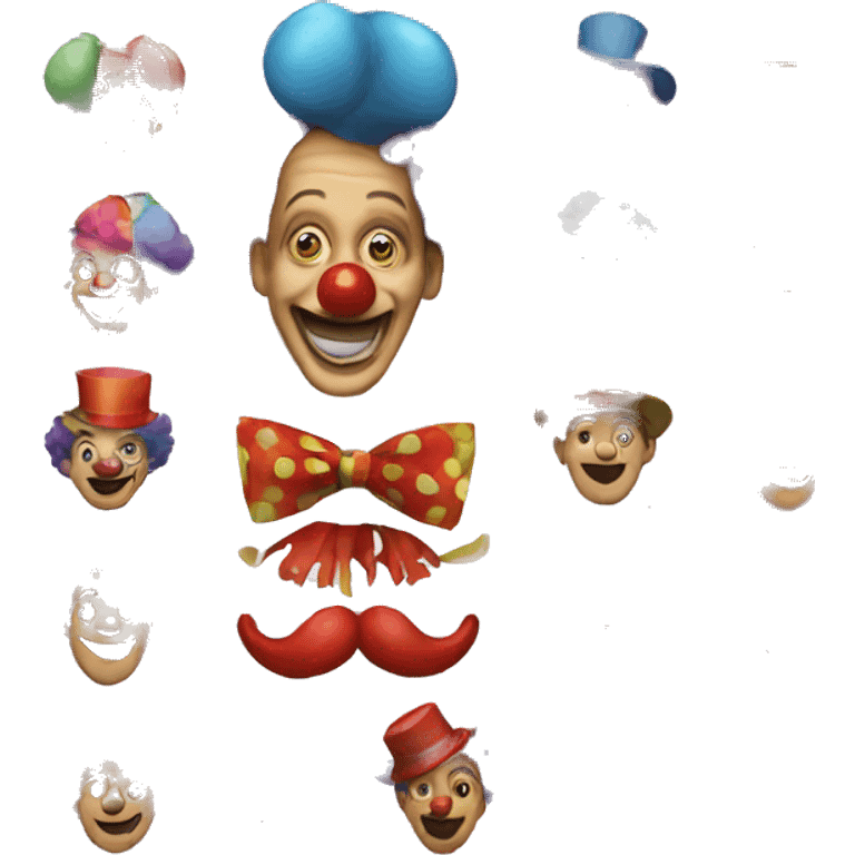 Clown new year emoji