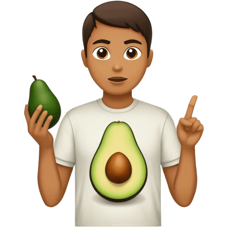 avocado advocating emoji