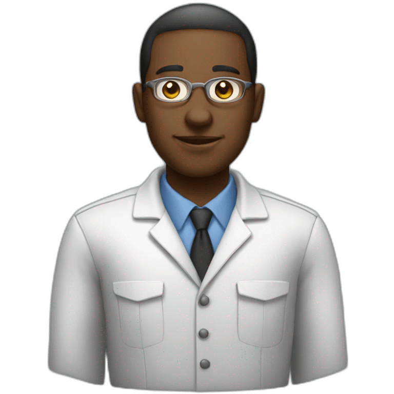 black computer engineer emoji