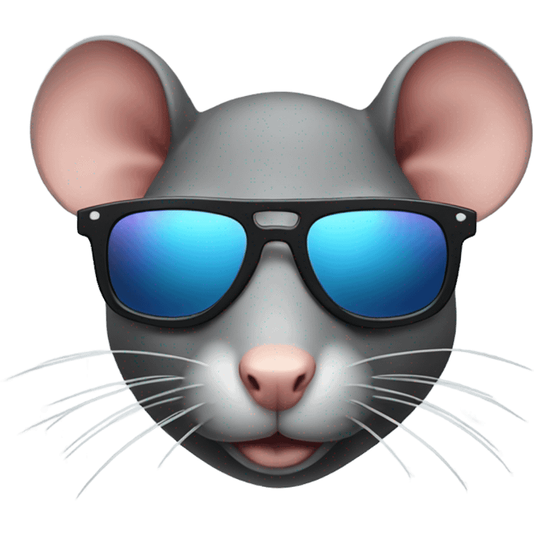 rat with sunglasses emoji