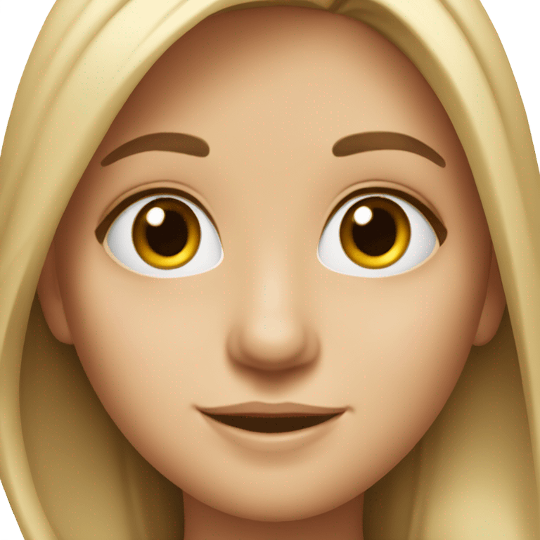 realistic portrait of girl emoji