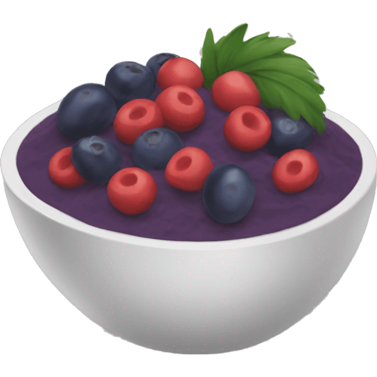 açaí bowl  emoji