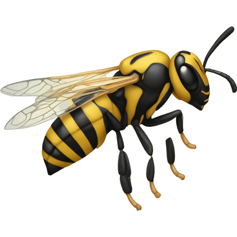 Yellow jacket insect emoji