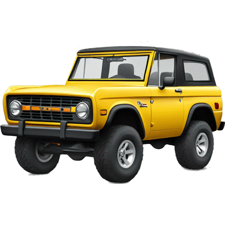 yellow ford bronco emoji