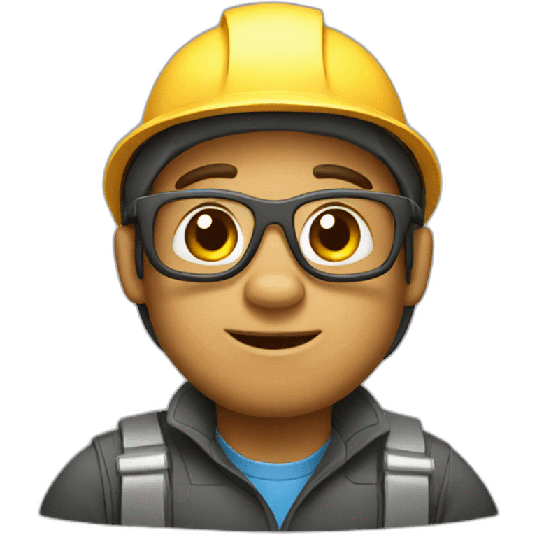 Engineer bear emoji