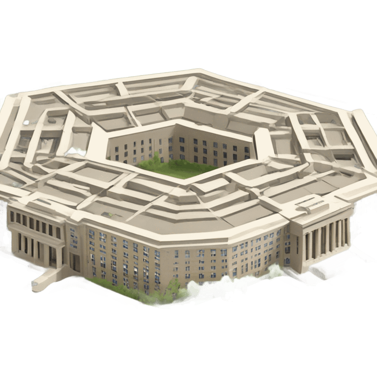 The Pentagon usa building emoji