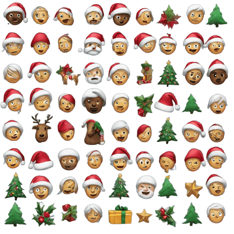 Christmas theme emoji