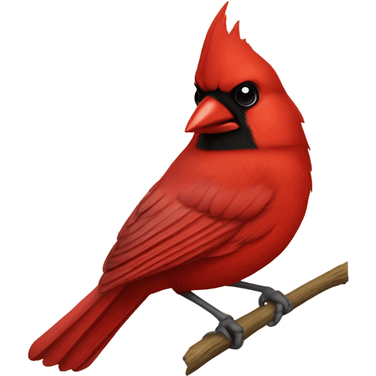 Cardinal bird emoji