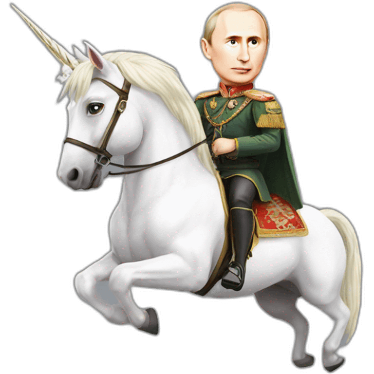 putin on unicorn emoji