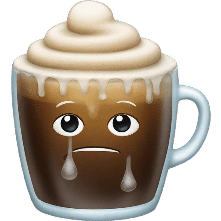 Ice in coffee emoji