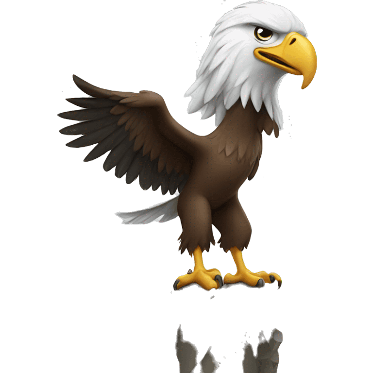 Eagle saluting emoji