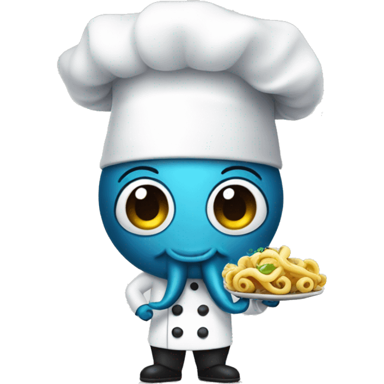 Octopus chef  emoji