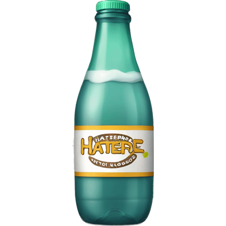 Gaterade bottle but says haterade emoji