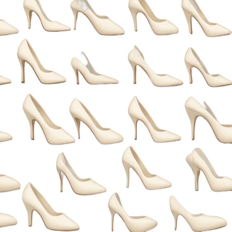 Cream Heels Manolo blahnik  emoji