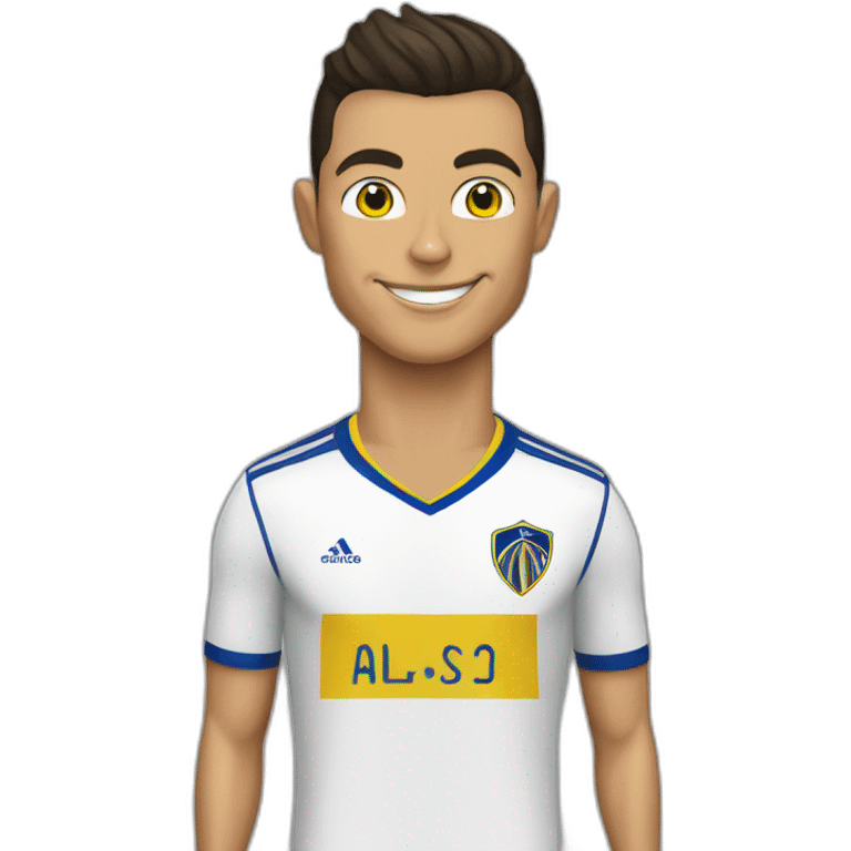 cristiano ronaldo with al nassr shirt emoji