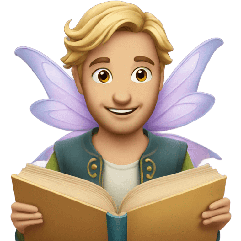 Fairy tale book emoji