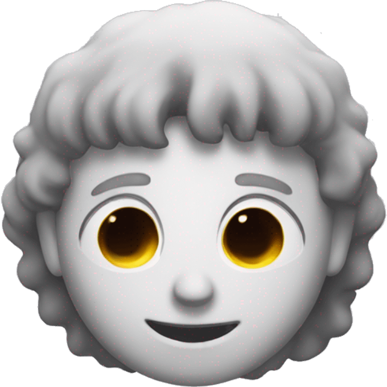 An aura emoji