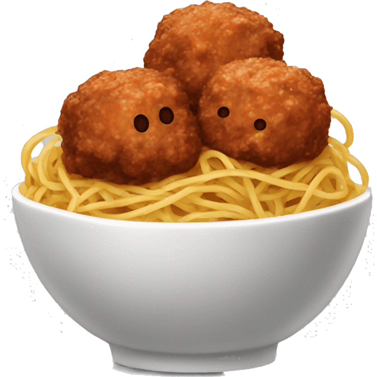 spaghetti and meatballs emoji