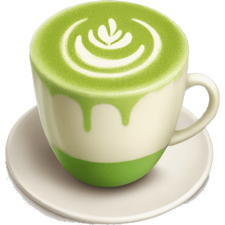 Matcha latte emoji