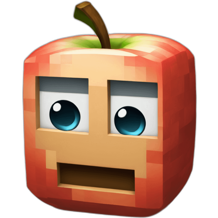 minecraft apple emoji