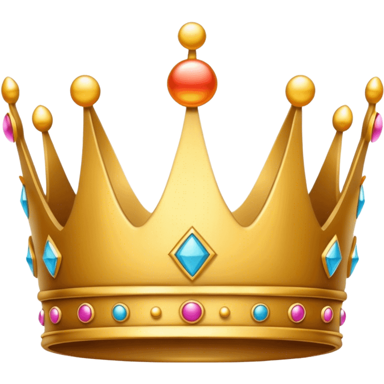 only a crown, cartoon, matt emoji