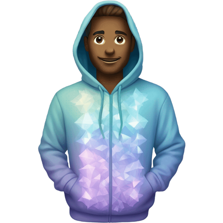 Crystal hoodie emoji