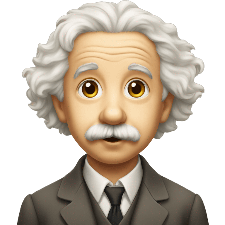 albert einstein as a kid emoji