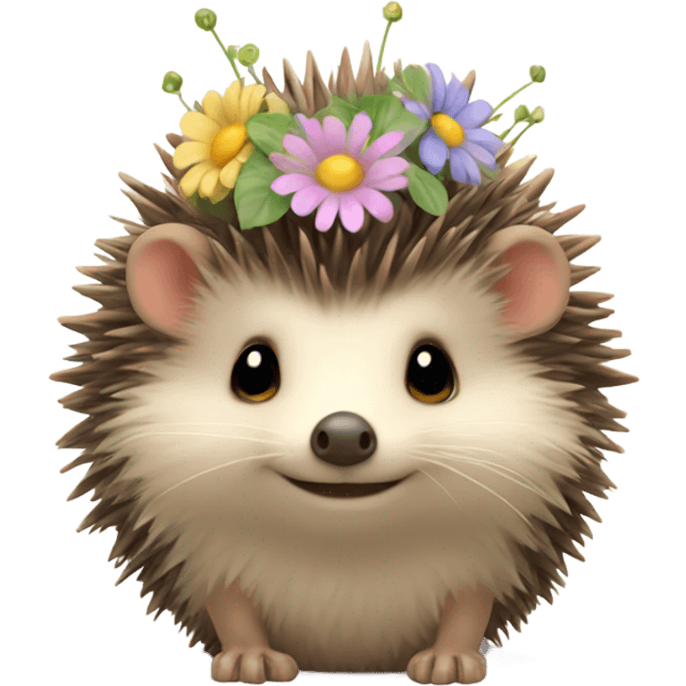 hedgehog fairy emoji