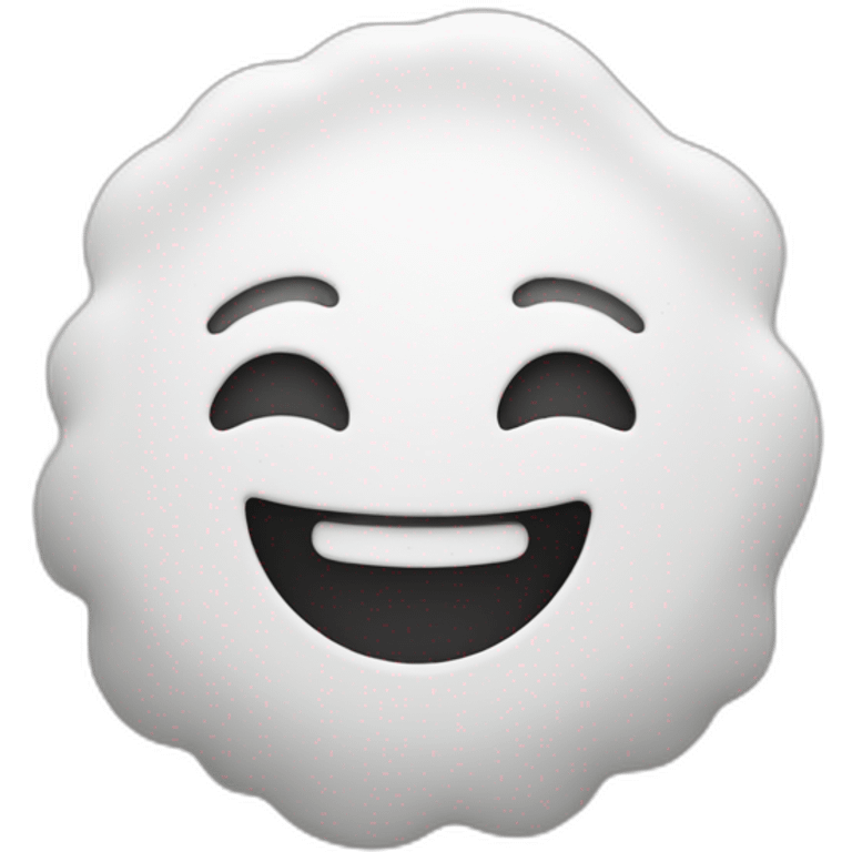 white baking powder smile emoji