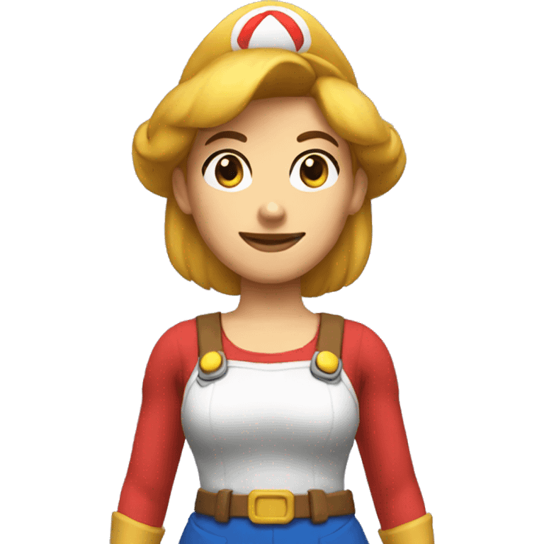 Female version of Mario bros  emoji