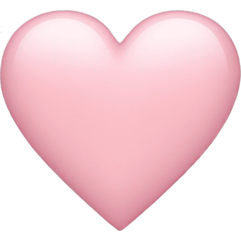 Light pink heart emoji