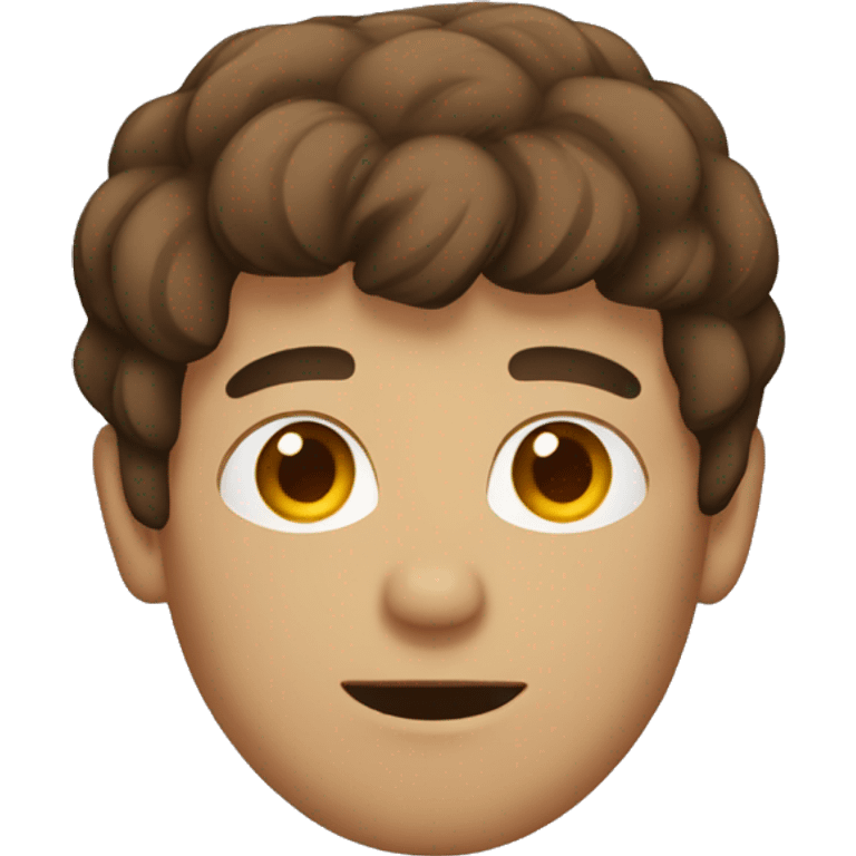 guy with brown hair emoji