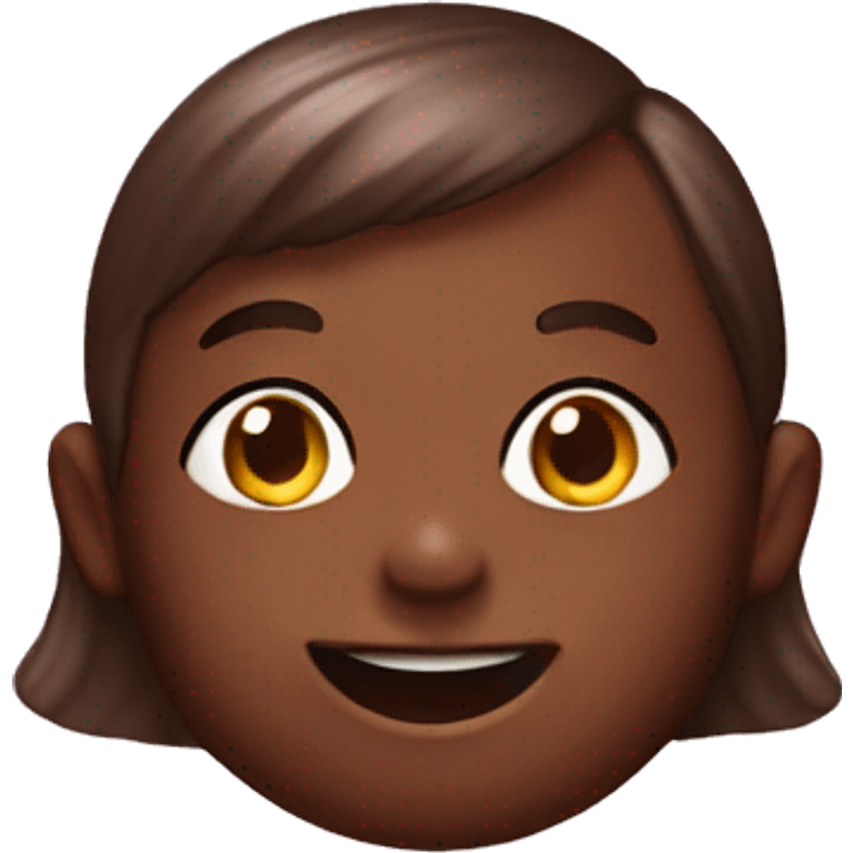 Bebé chocolate  emoji