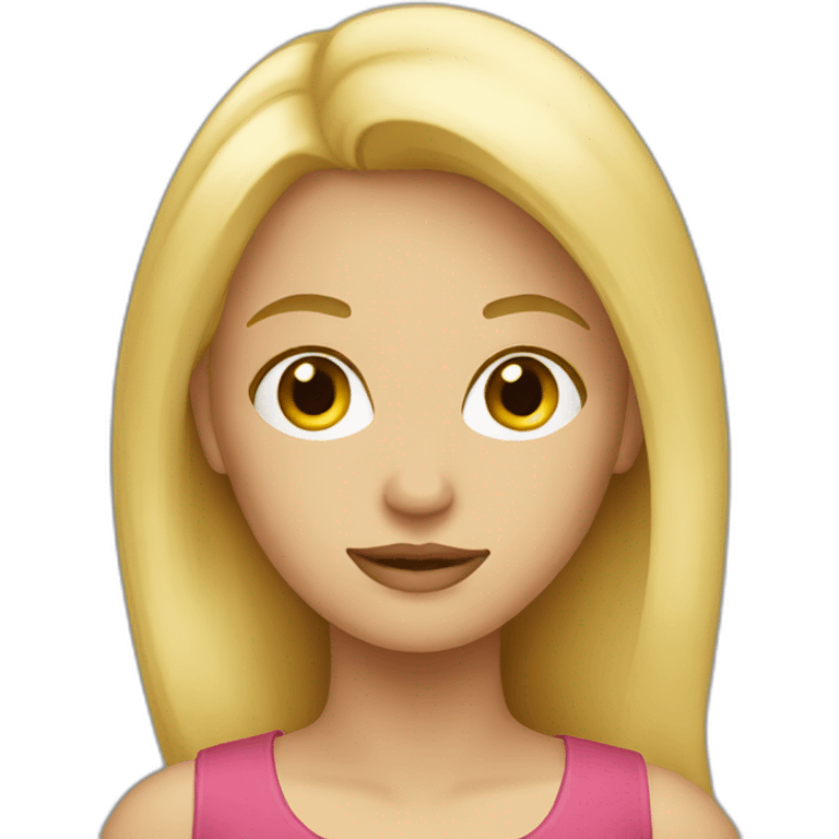 a blonde woman emoji