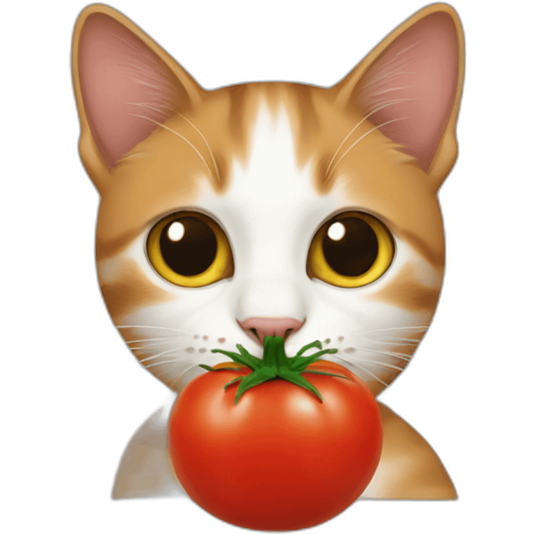 cat tomato emoji