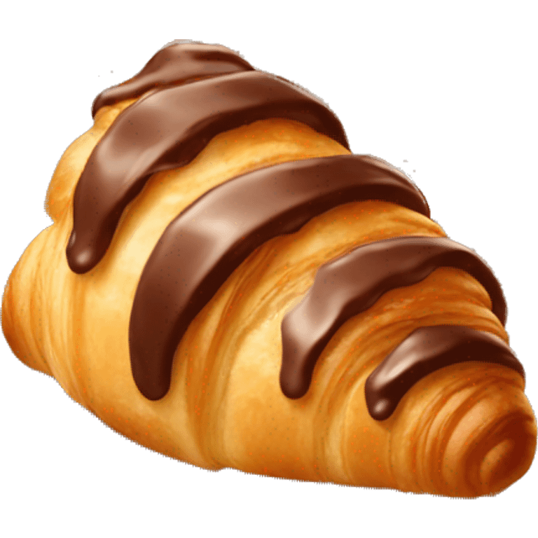 Chocolate croissant emoji