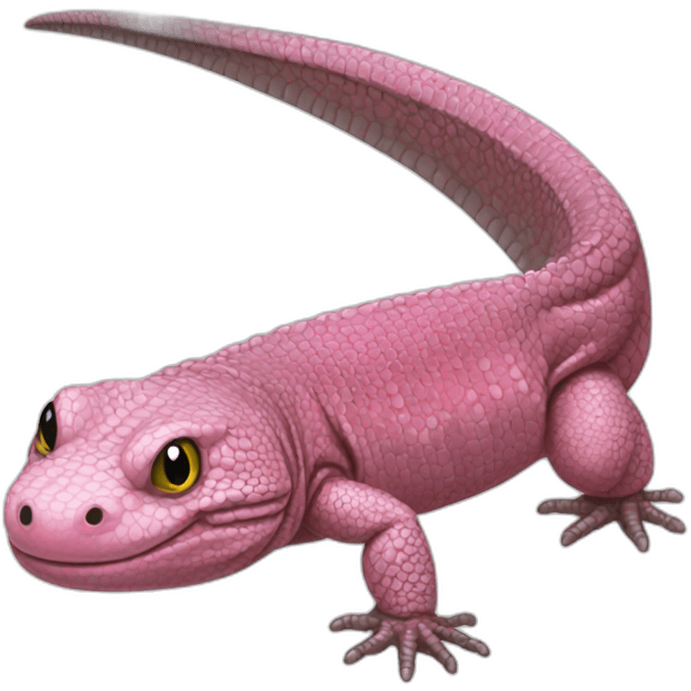 fat tegu lizard pink emoji