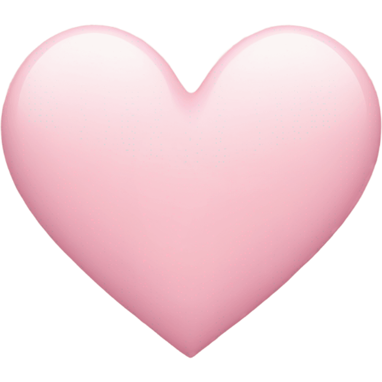 Light pink heart  emoji