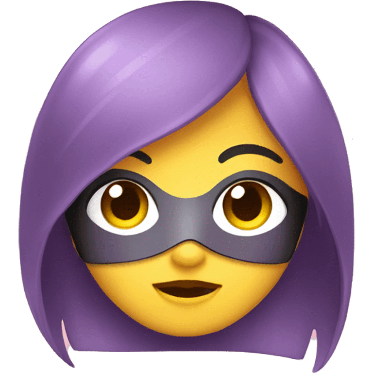 Chica kawaii con mascarilla  emoji