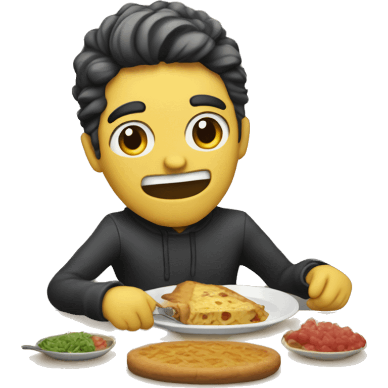 Persona comiendo emoji