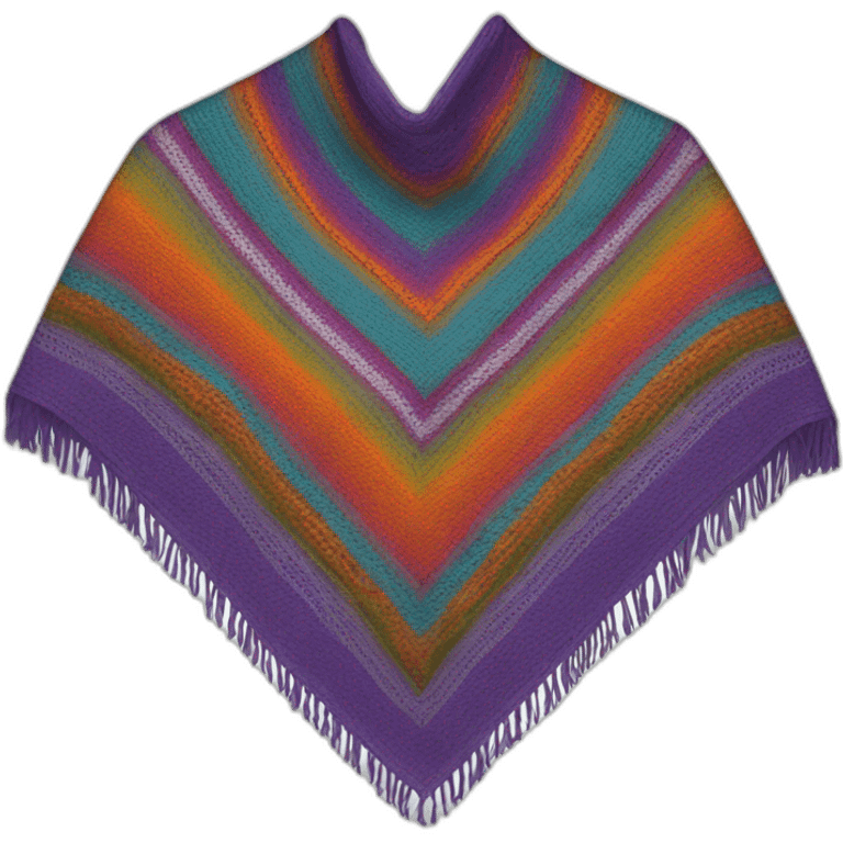 colourful shawl emoji