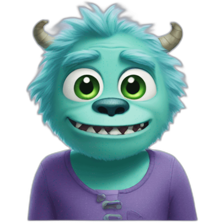 Sully from monsters inc emoji