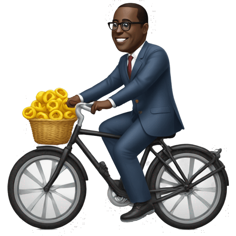 Macky Sall sur un velo emoji