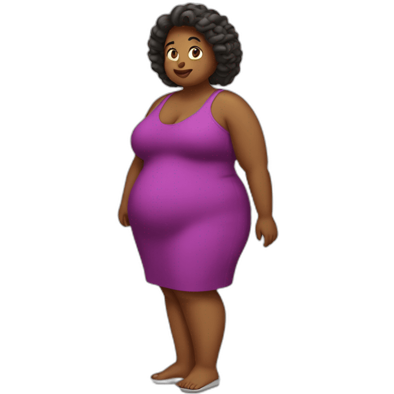 obesity women emoji