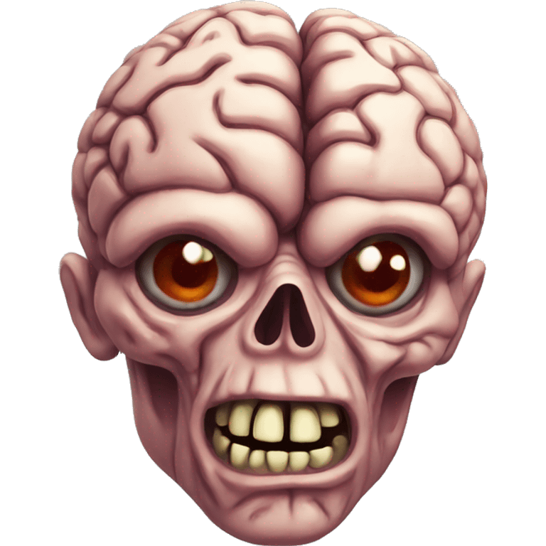 zombie brain emoji