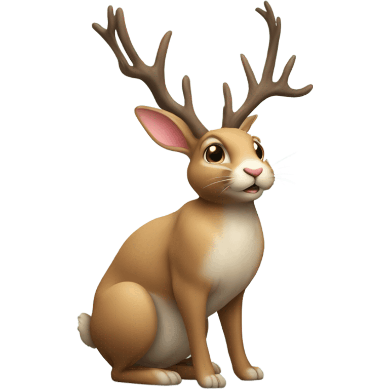 Rabbit with antlers  emoji