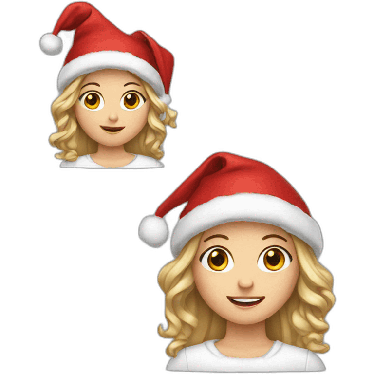 christmas girl sports only the head emoji