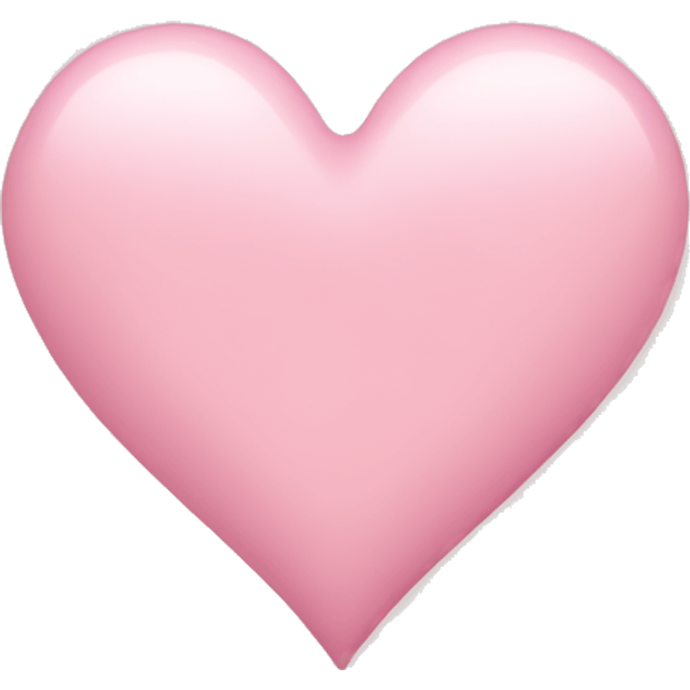 Light pink heart  emoji