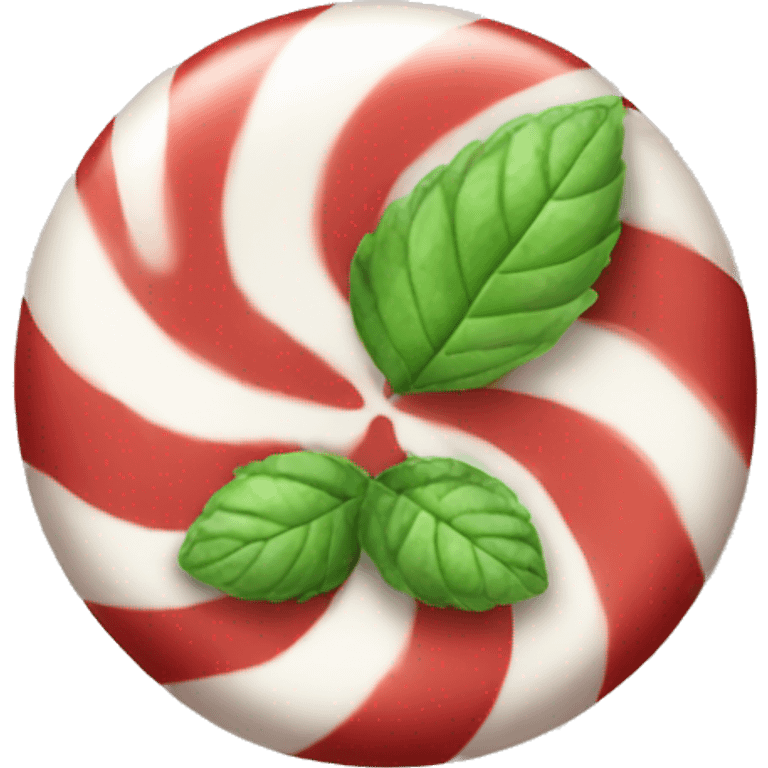 Peppermint emoji